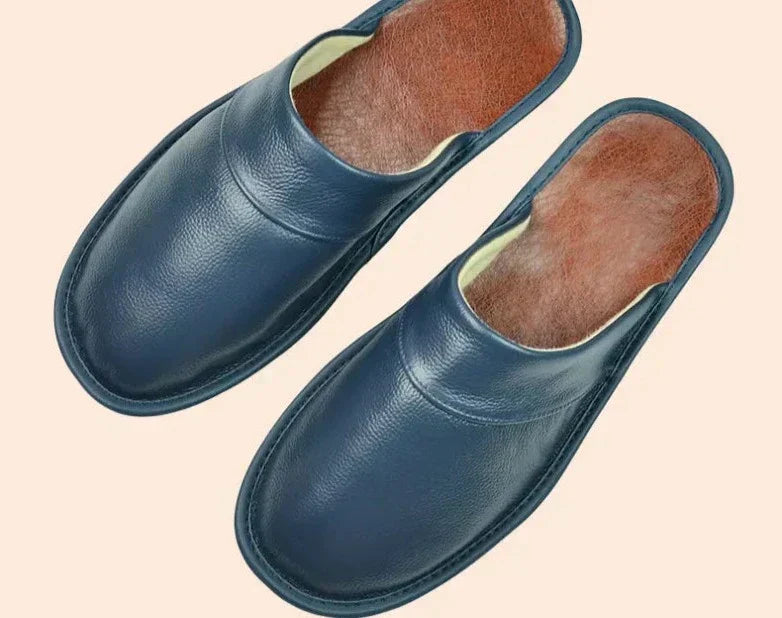 Leather Men's Slippers - Lucas