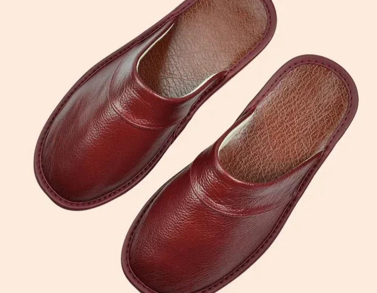 Leather Men's Slippers - Lucas