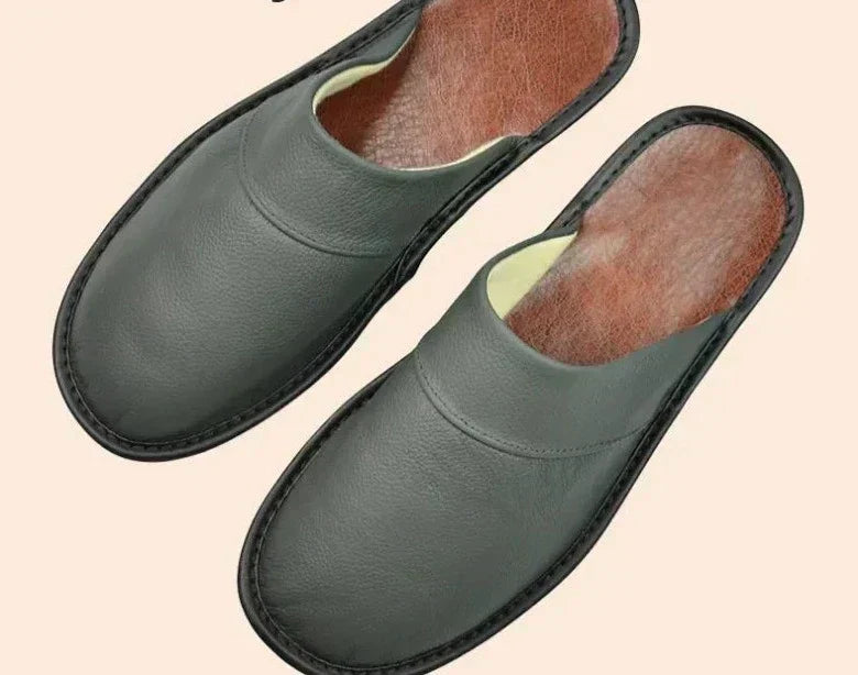 Leather Men's Slippers - Lucas