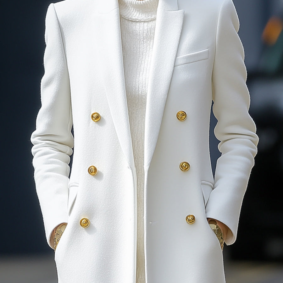 Elena | Longline Coat - Maison & Moor