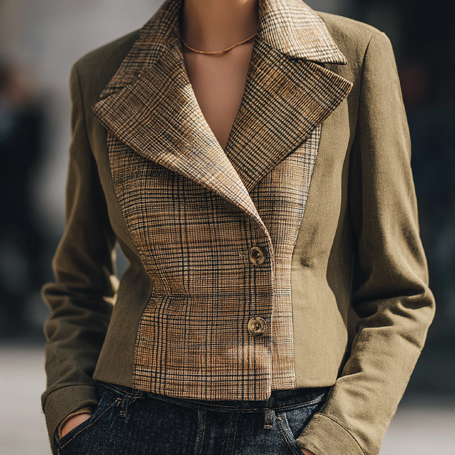 Elena | Cropped Blazer - Maison & Moor