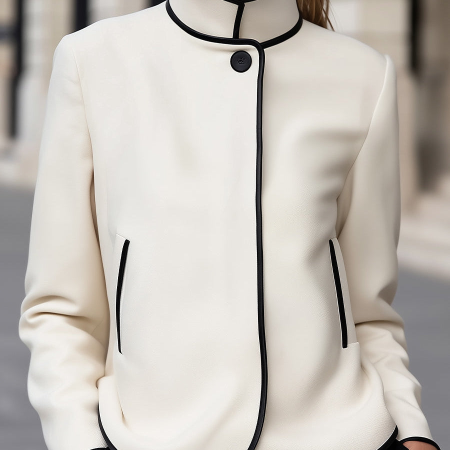 Elena | High Neck Jacket - Maison & Moor