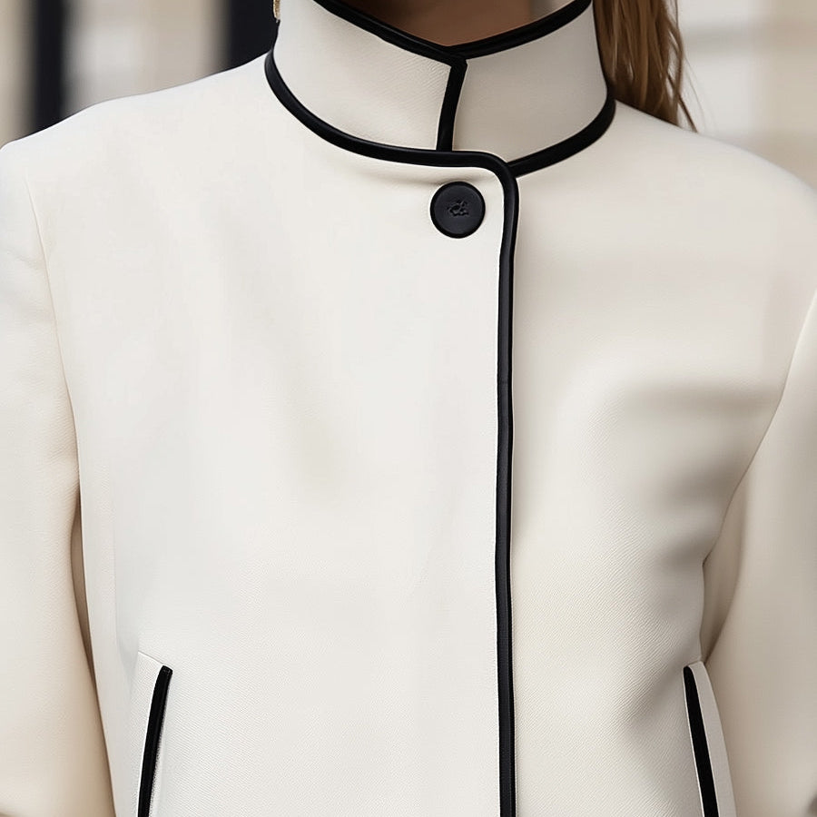 Elena | High Neck Jacket - Maison & Moor