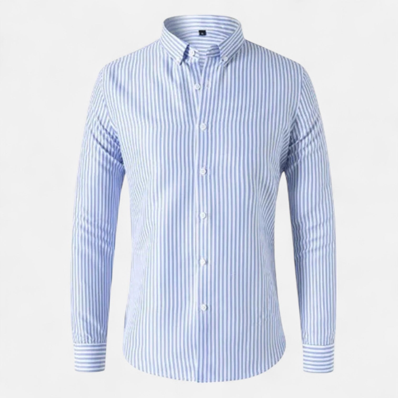 Men’s Classic Striped Summer Shirt – Timeless Pattern, Lightweight Comfort