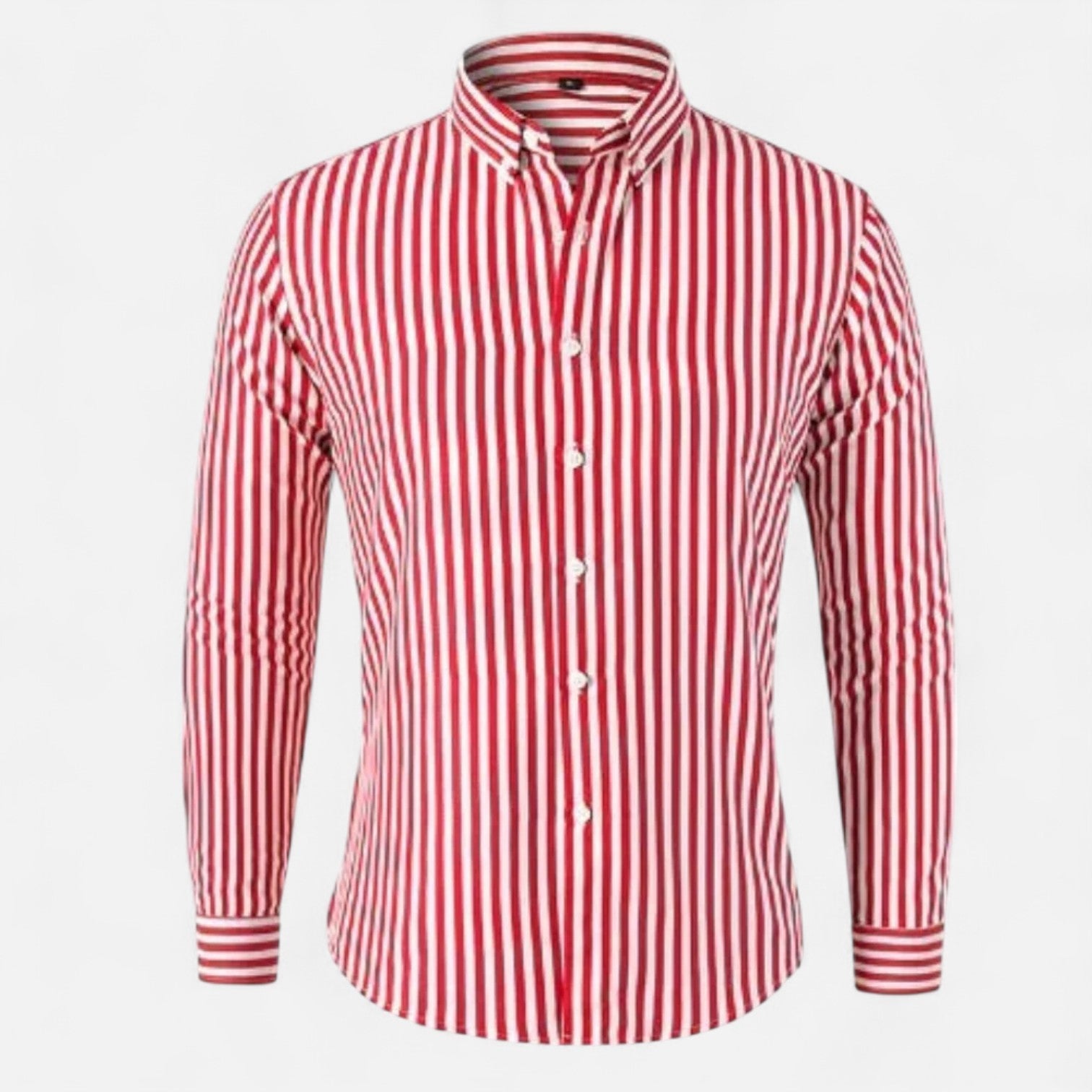 Men’s Classic Striped Summer Shirt – Timeless Pattern, Lightweight Comfort
