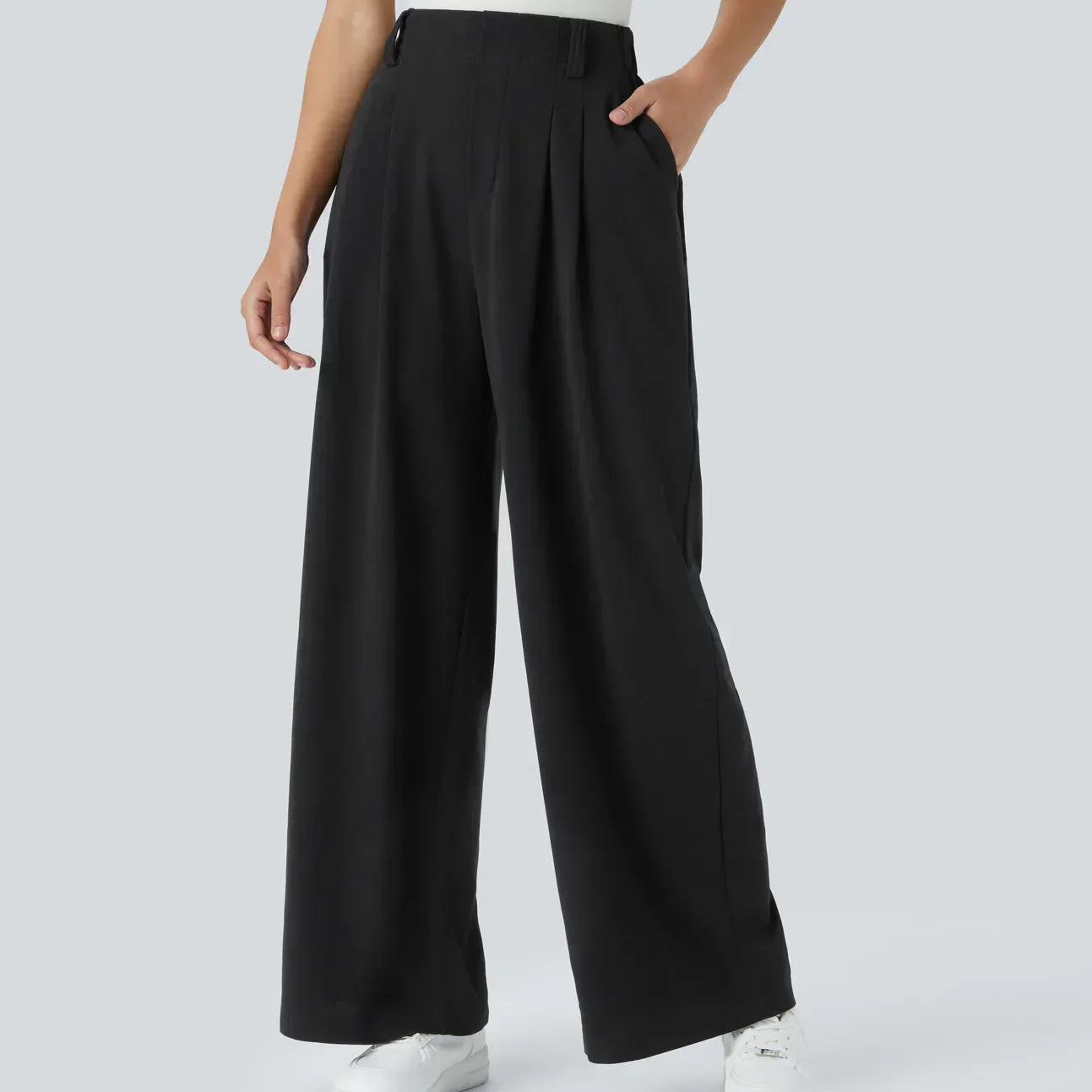 Maison™ - Elegant Elasticated High-Waisted Trousers