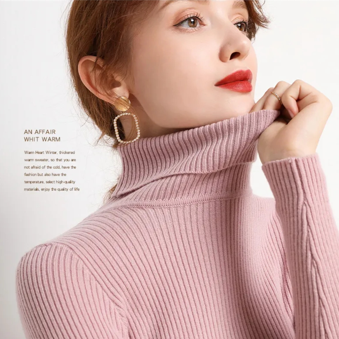 Juliette | Winter-Ready Cashmere Turtleneck Sweater