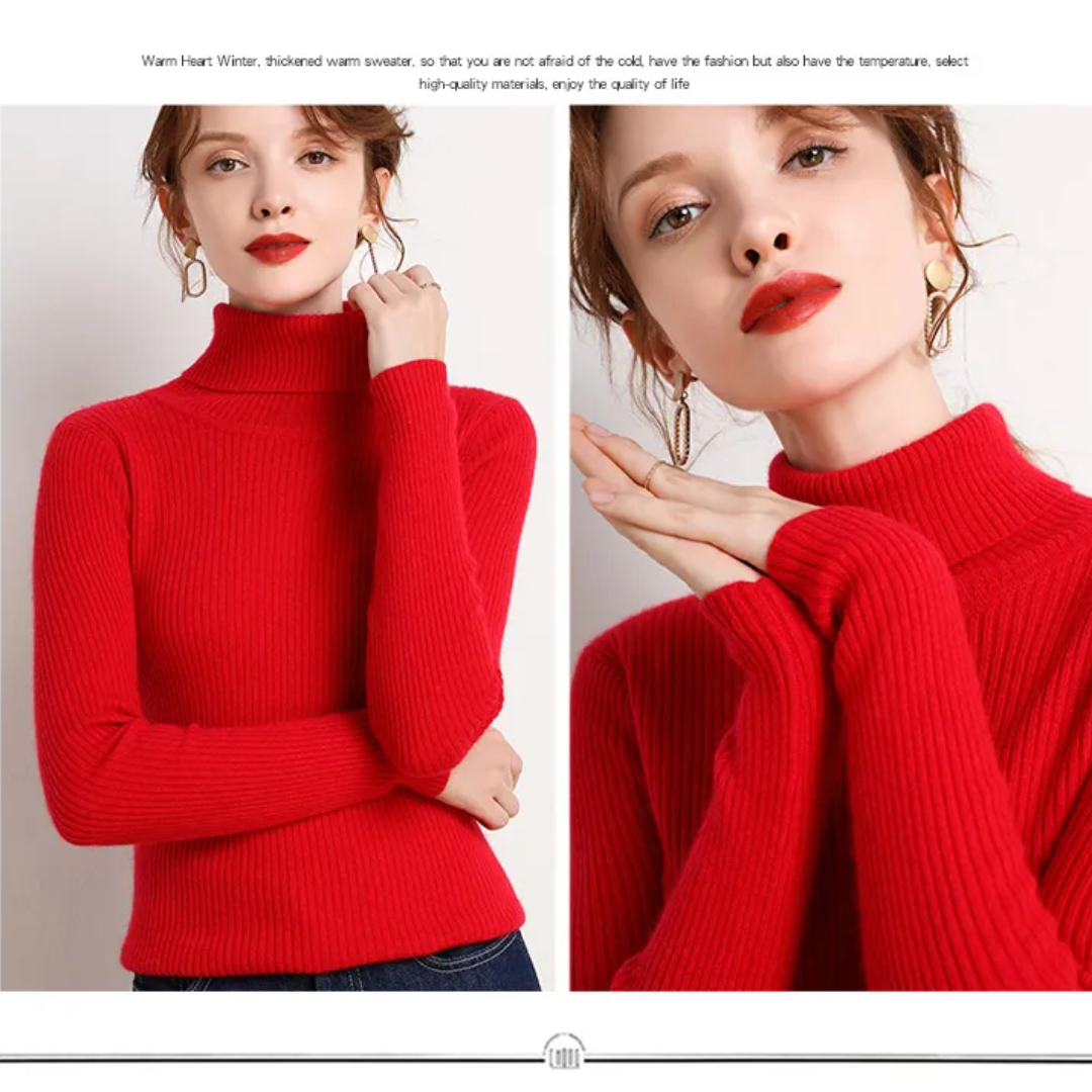 Juliette | Winter-Ready Cashmere Turtleneck Sweater