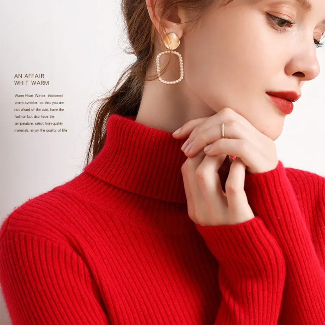 Juliette | Winter-Ready Cashmere Turtleneck Sweater