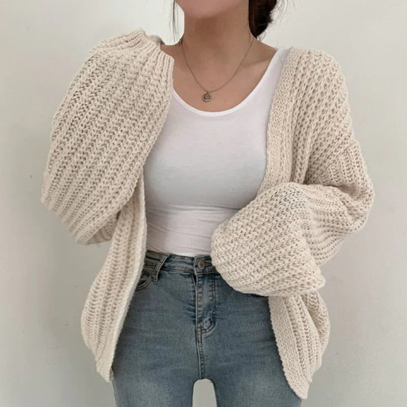 Women’s Chunky Oversized Knit Cardigan