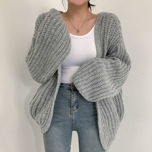 Women’s Chunky Oversized Knit Cardigan