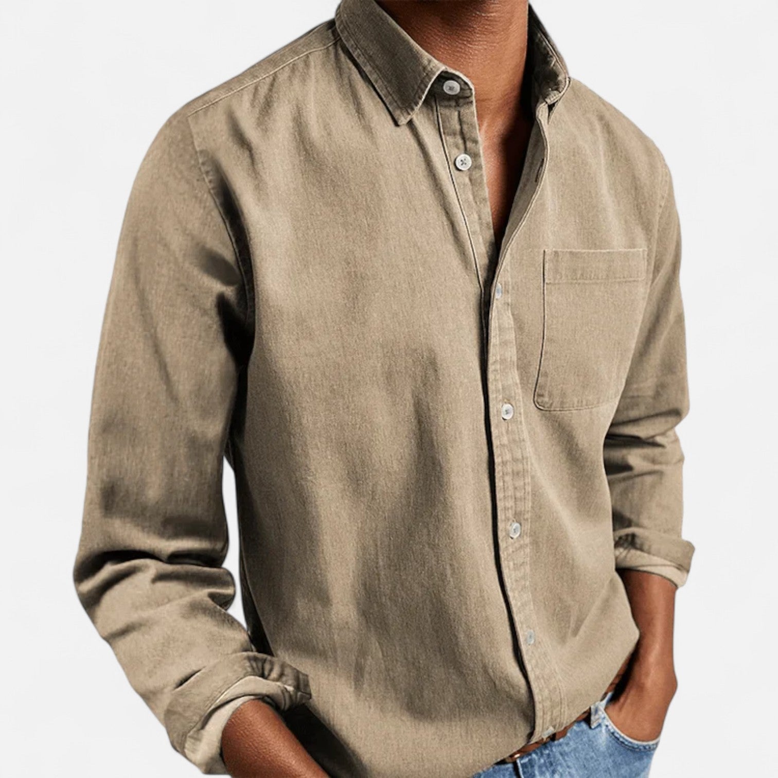 Men’s Casual Business Shirt – Refined Versatility, Everyday Sophistication
