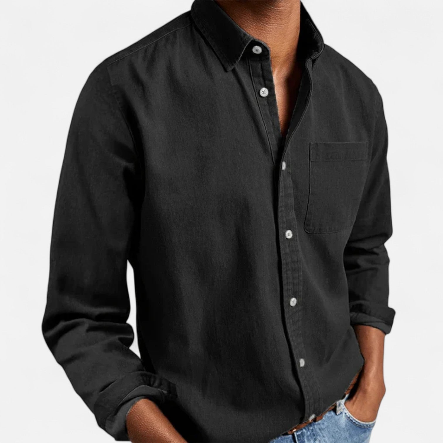 Men’s Casual Business Shirt – Refined Versatility, Everyday Sophistication