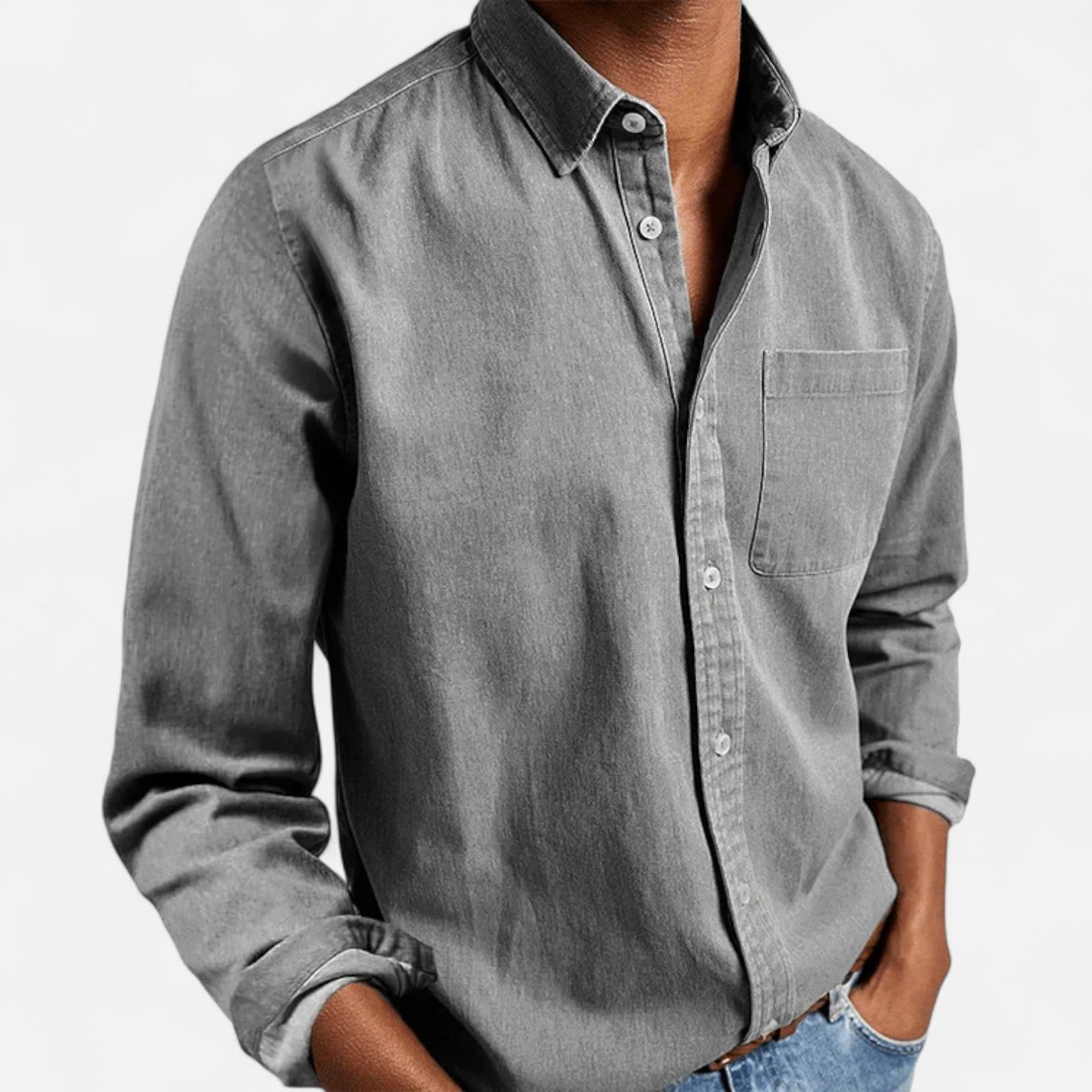 Men’s Casual Business Shirt – Refined Versatility, Everyday Sophistication
