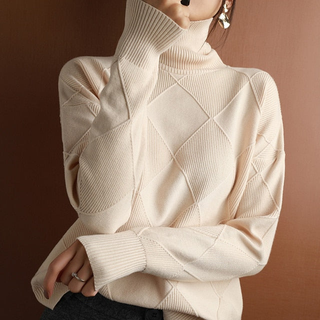 Elsie | Cozy Women's Turtleneck Sweater for Winter