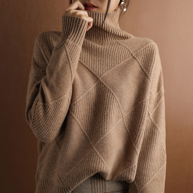 Elsie | Cozy Women's Turtleneck Sweater for Winter