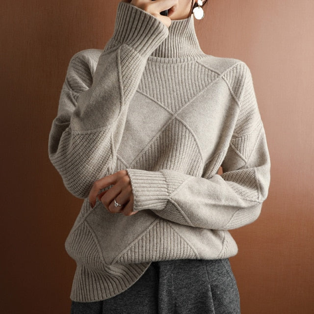 Elsie | Cozy Women's Turtleneck Sweater for Winter