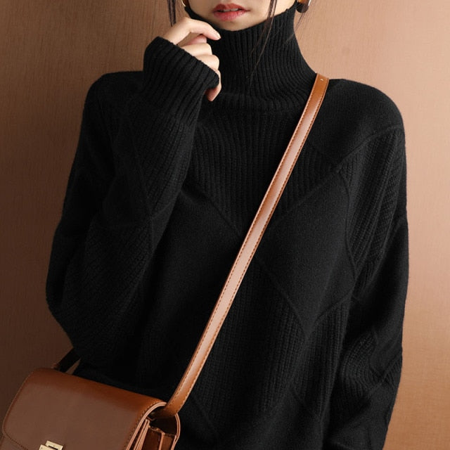 Elsie | Cozy Women's Turtleneck Sweater for Winter