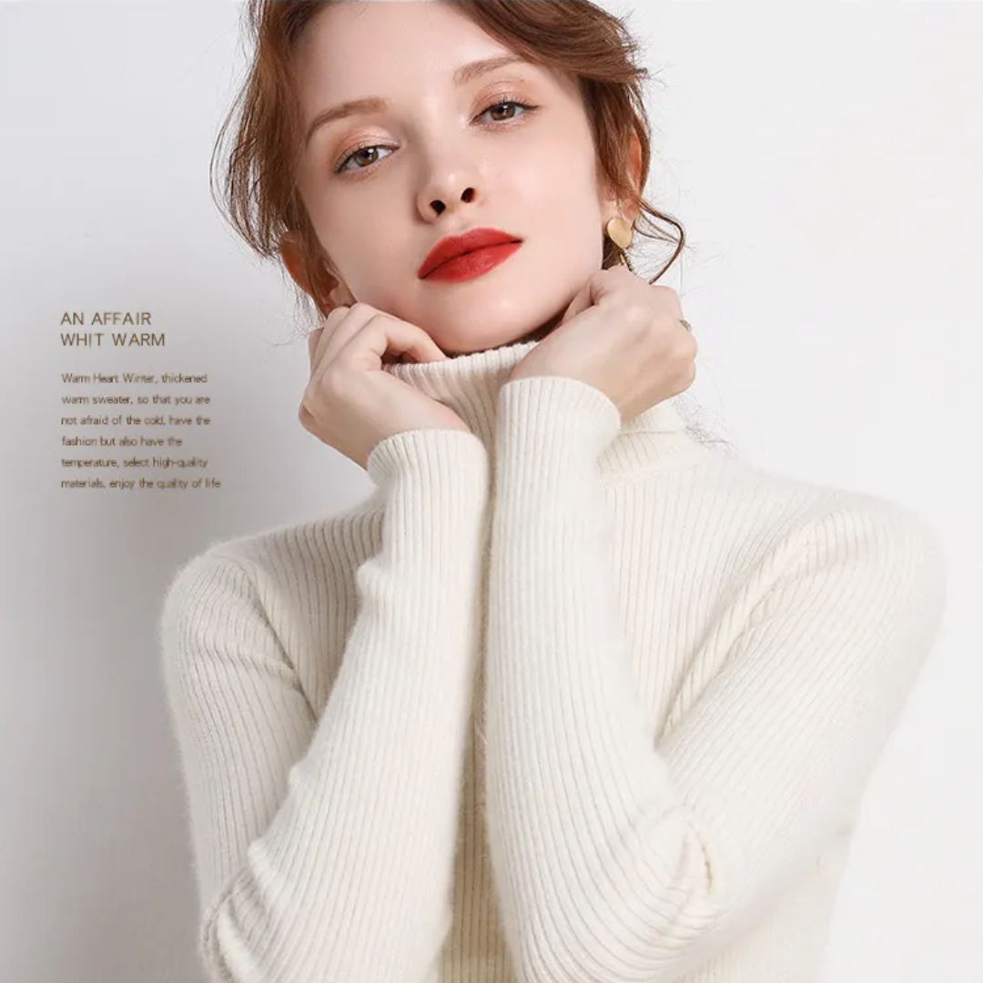 Juliette | Winter-Ready Cashmere Turtleneck Sweater