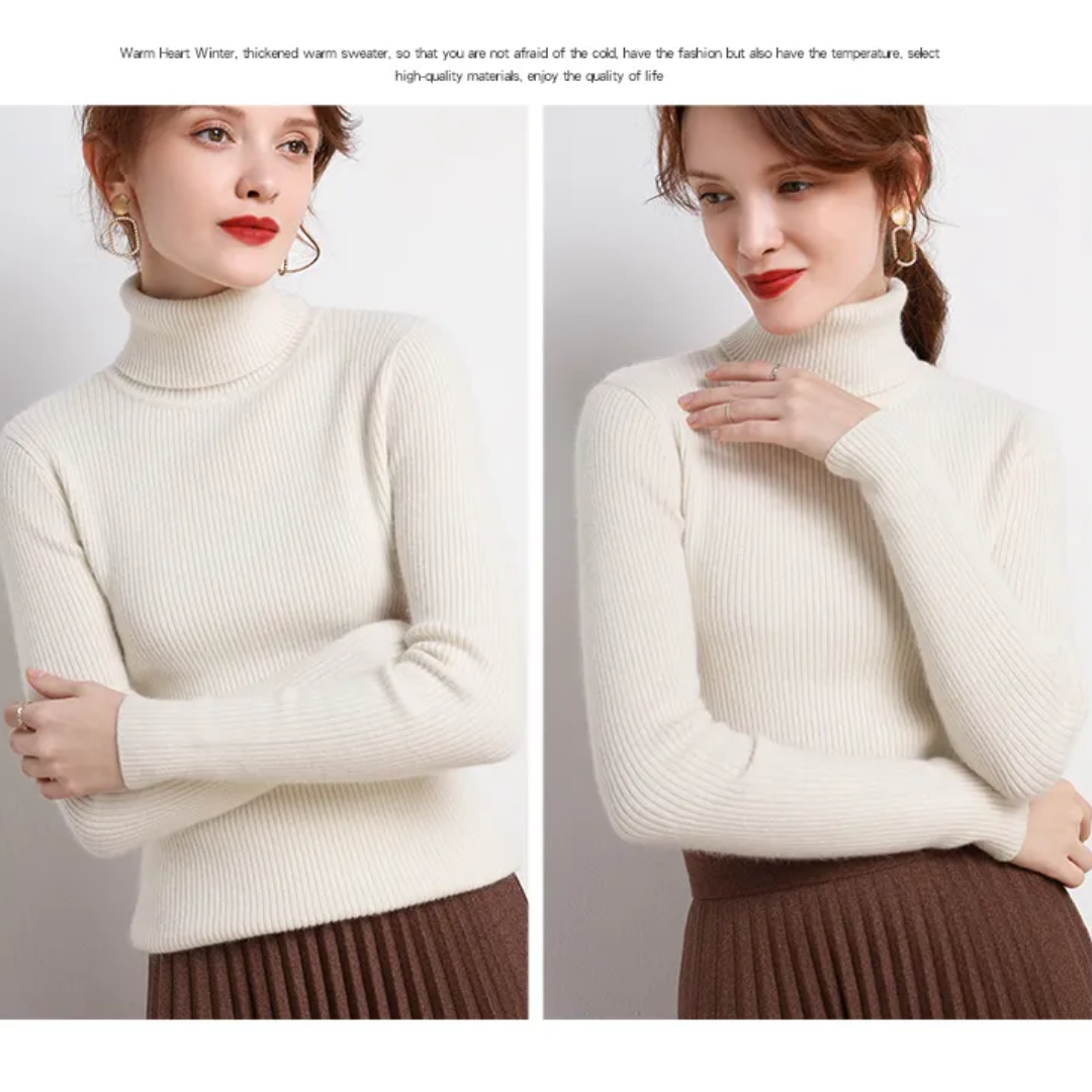 Juliette | Winter-Ready Cashmere Turtleneck Sweater