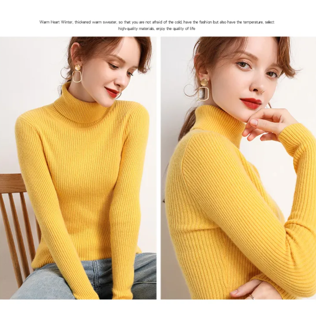 Juliette | Winter-Ready Cashmere Turtleneck Sweater